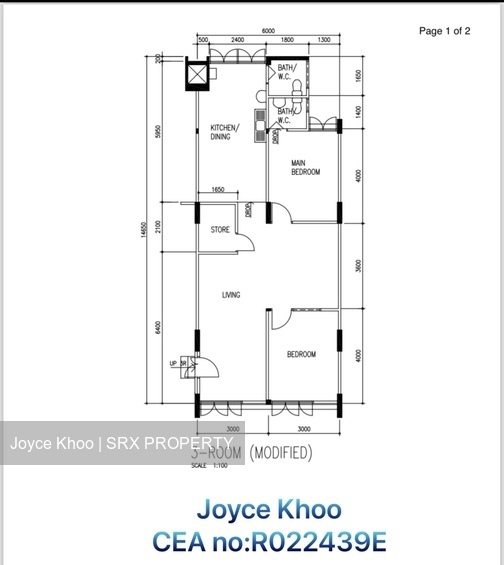 Blk 305 Clementi Avenue 4 (Clementi), HDB 3 Rooms #582778911